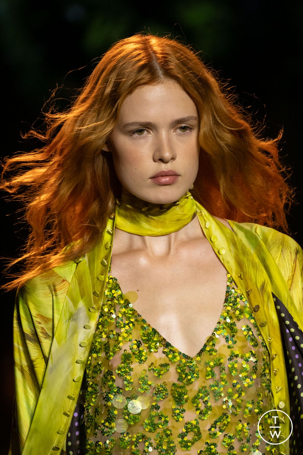 Fashion Week Milan Spring/Summer 2024 look 41 de la collection Roberto Cavalli womenswear accessories