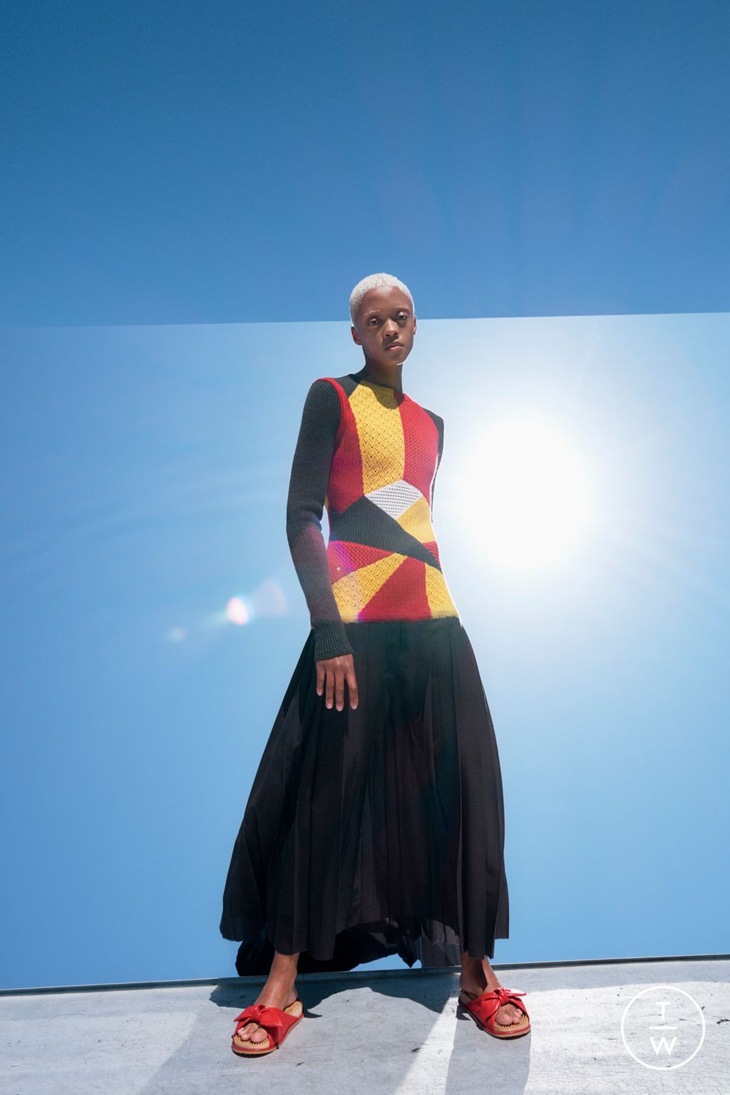 Fashion Week New York Resort 2023 look 22 from the Gabriela Hearst collection womenswear