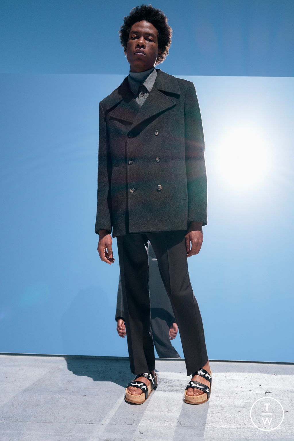Fashion Week New York Resort 2023 look 9 from the Gabriela Hearst collection womenswear