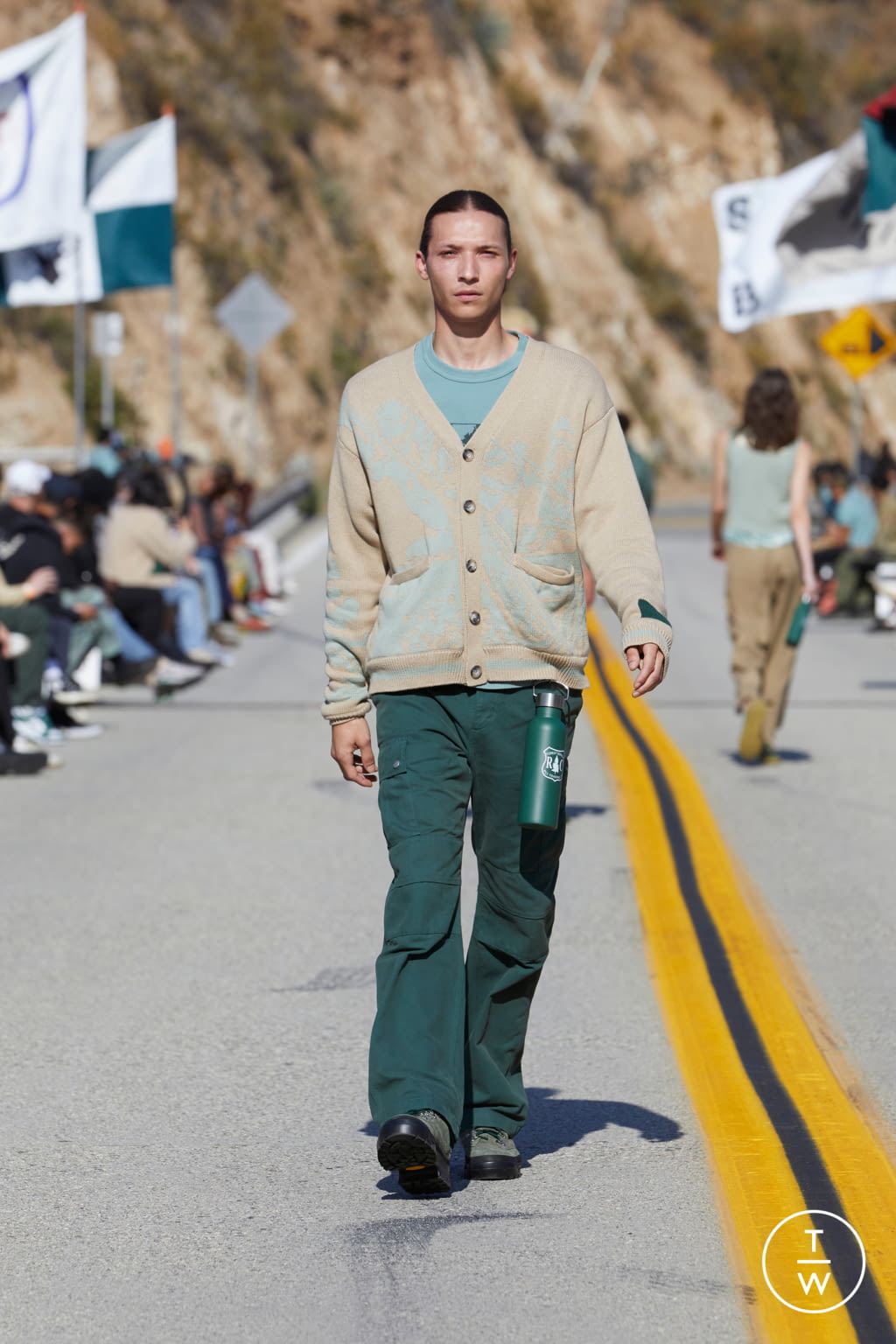 Fashion Week Paris Spring/Summer 2022 look 17 from the Reese Cooper collection menswear