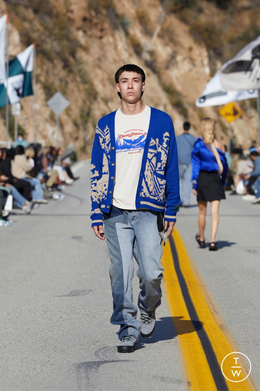 Fashion Week Paris Spring/Summer 2022 look 26 from the Reese Cooper collection 男装