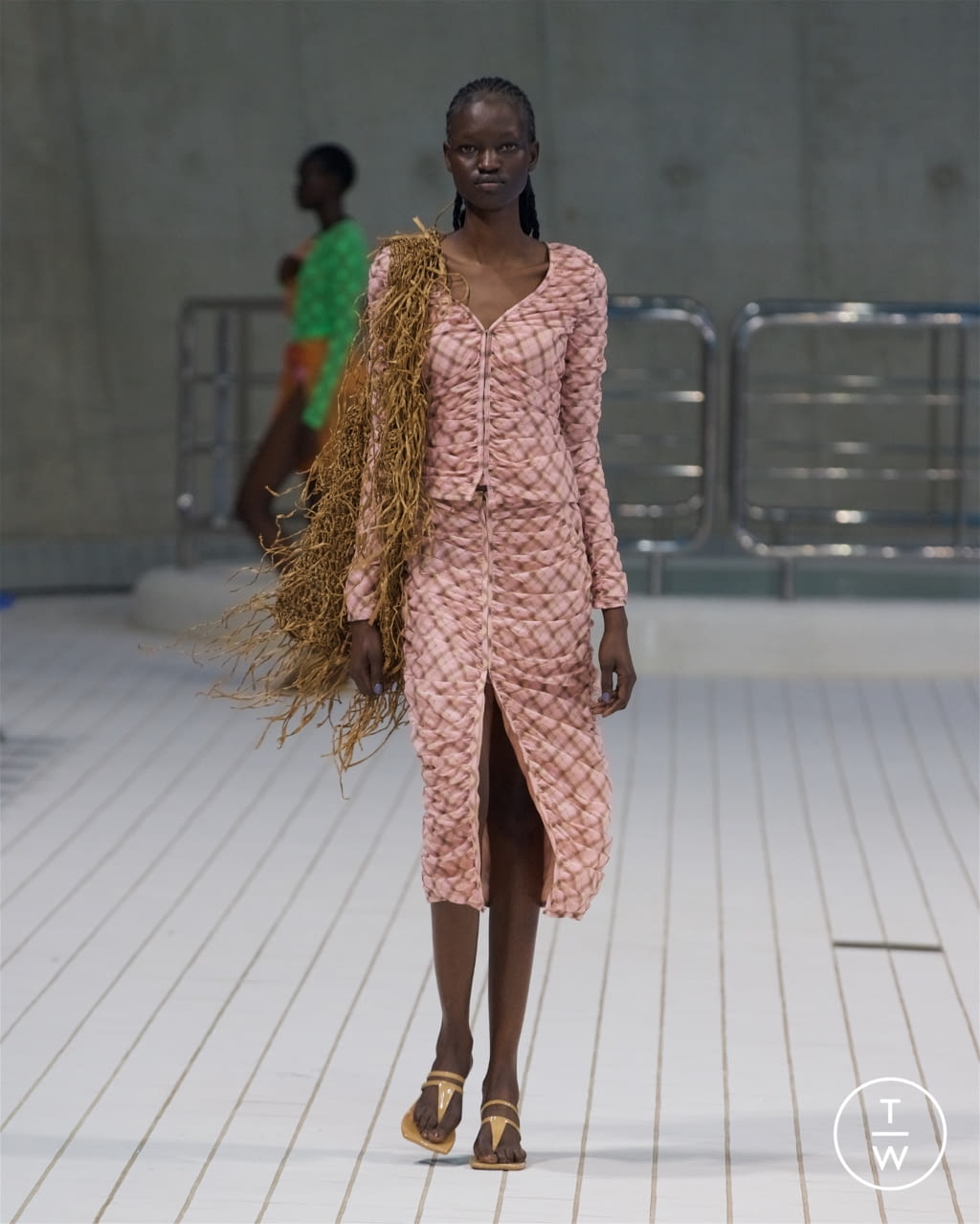 Fashion Week London Spring/Summer 2022 look 6 from the Rejina Pyo collection womenswear