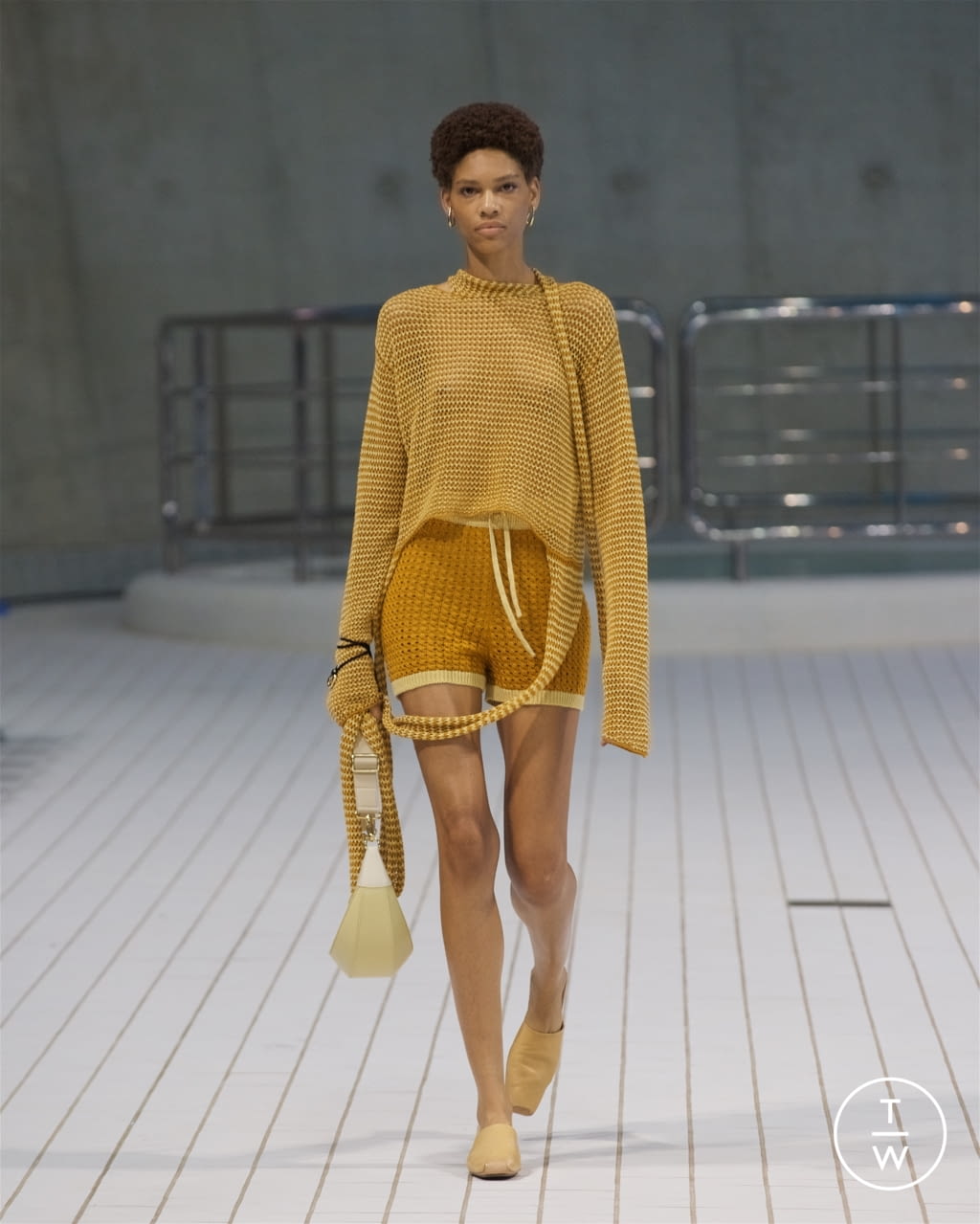 Fashion Week London Spring/Summer 2022 look 10 from the Rejina Pyo collection womenswear