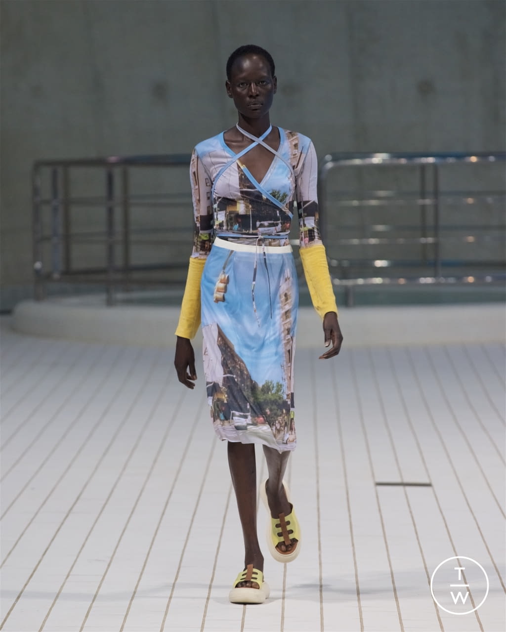 Fashion Week London Spring/Summer 2022 look 12 from the Rejina Pyo collection womenswear