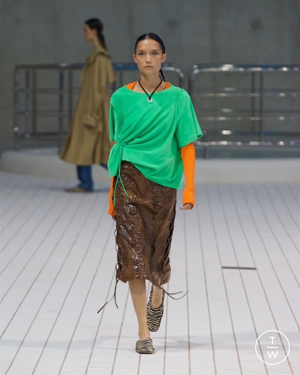 Fashion Week London Spring/Summer 2022 look 20 from the Rejina Pyo collection womenswear