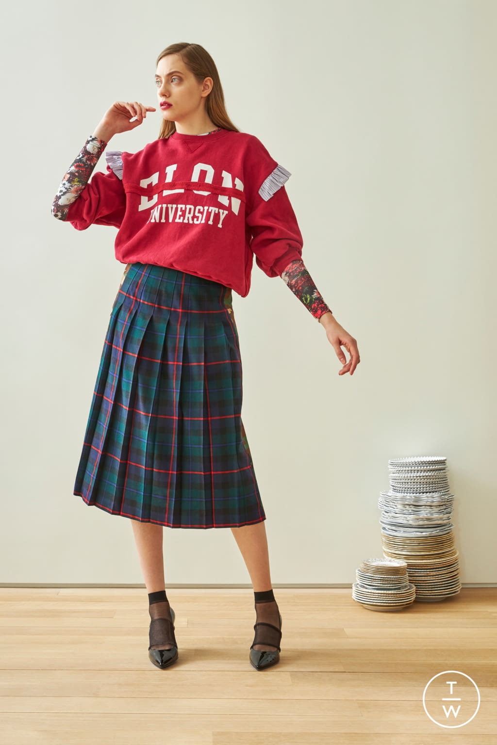 Fashion Week New York Fall/Winter 2021 look 17 de la collection Rentrayage womenswear
