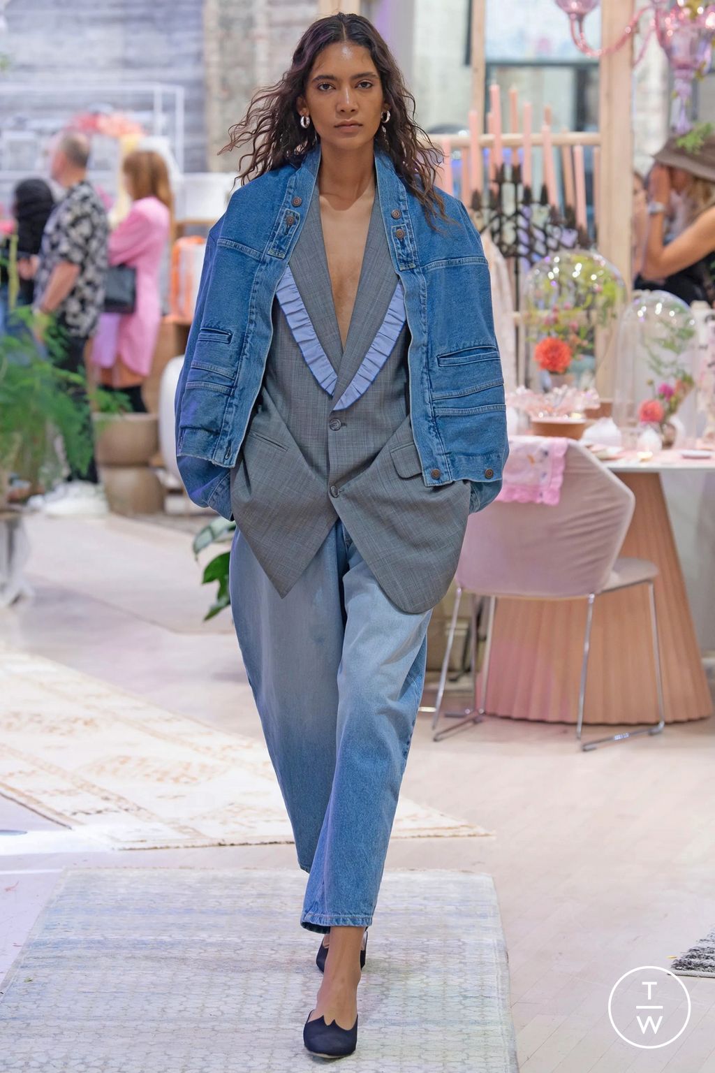 Fashion Week New York Spring/Summer 2024 look 7 from the Rentrayage collection womenswear