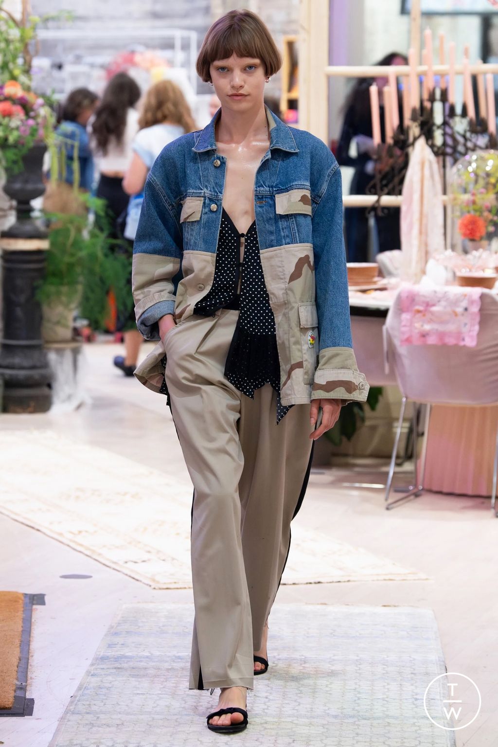 Fashion Week New York Spring/Summer 2024 look 17 from the Rentrayage collection 女装