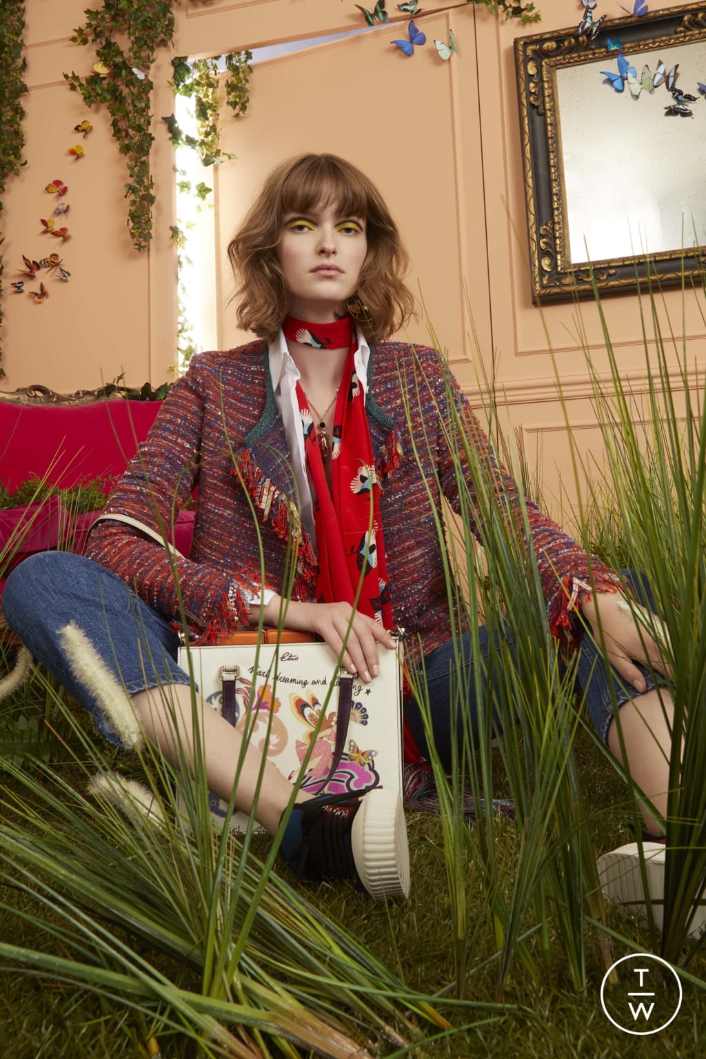 Fashion Week Milan Resort 2019 look 3 from the Etro collection womenswear