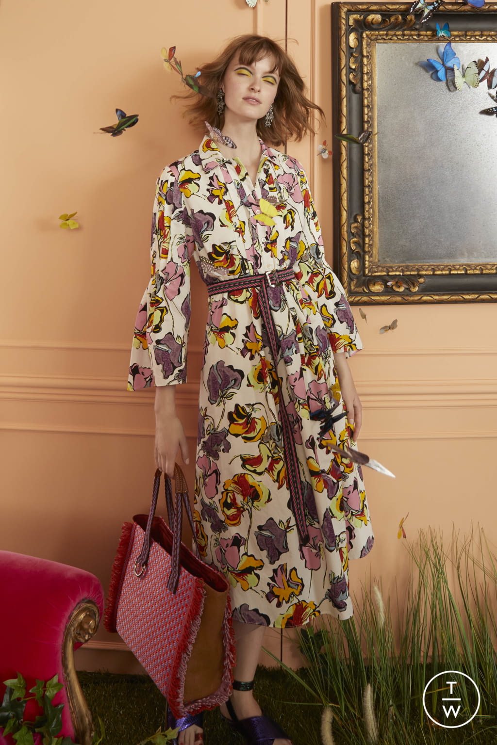 Fashion Week Milan Resort 2019 look 7 from the Etro collection womenswear