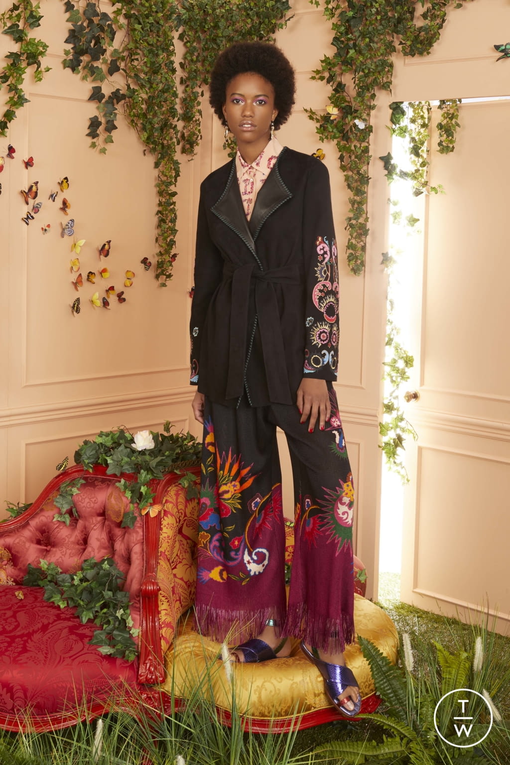 Fashion Week Milan Resort 2019 look 24 from the Etro collection womenswear