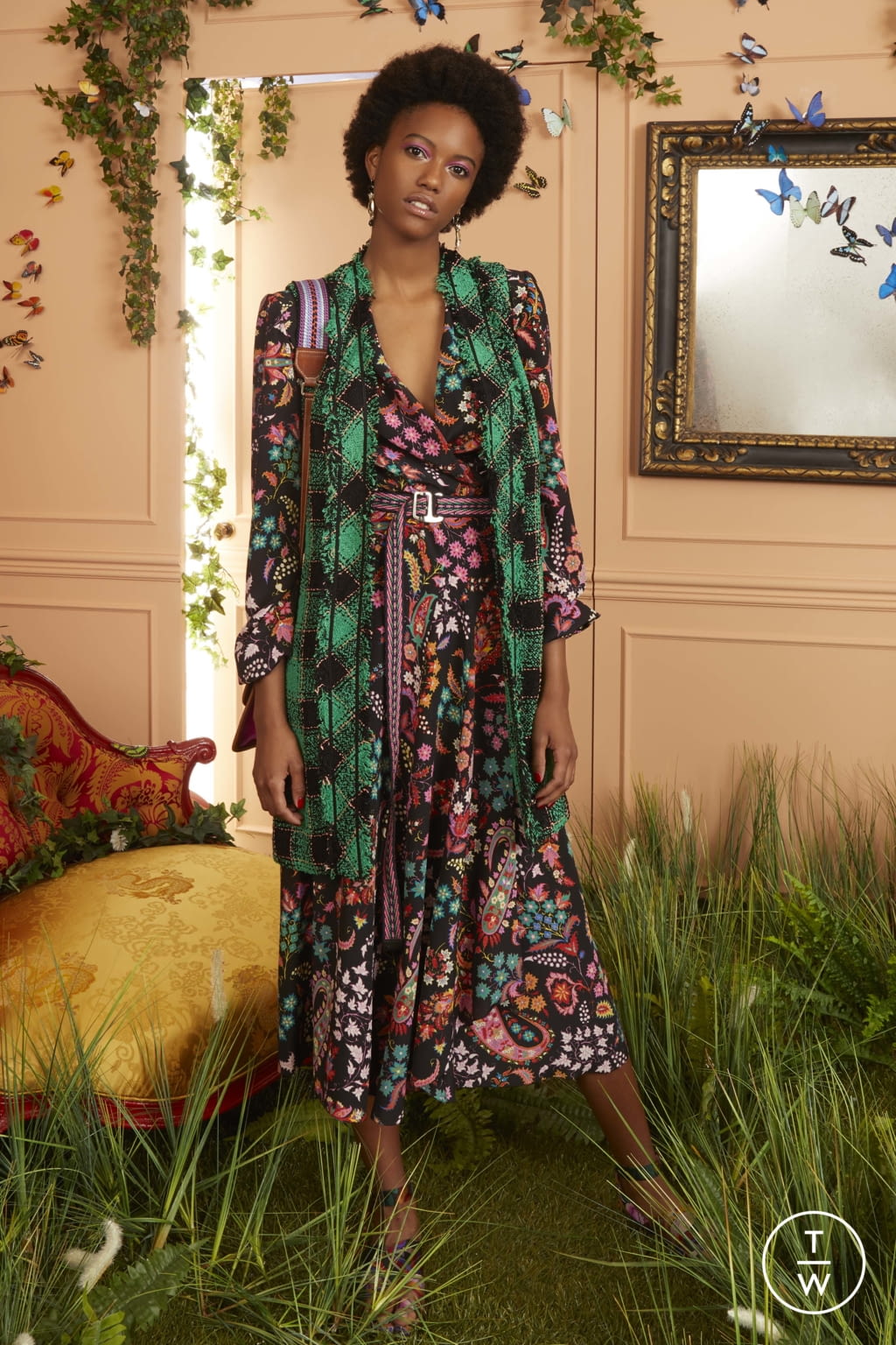 Fashion Week Milan Resort 2019 look 25 from the Etro collection womenswear