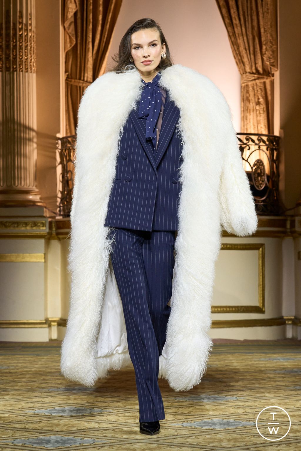Fashion Week New York Fall/Winter 2024 look 14 from the Retrofête collection womenswear