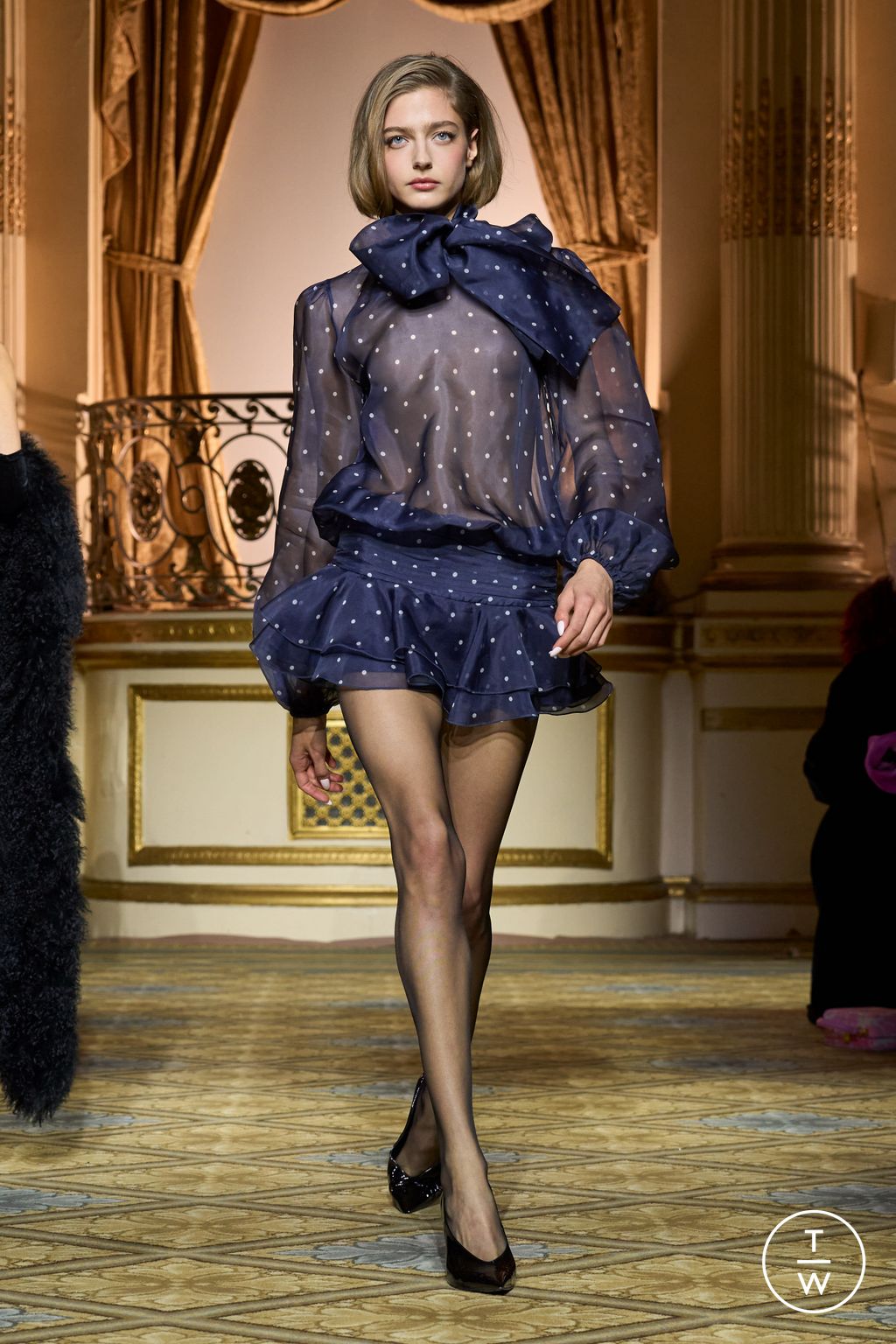 Fashion Week New York Fall/Winter 2024 look 17 de la collection Retrofête womenswear