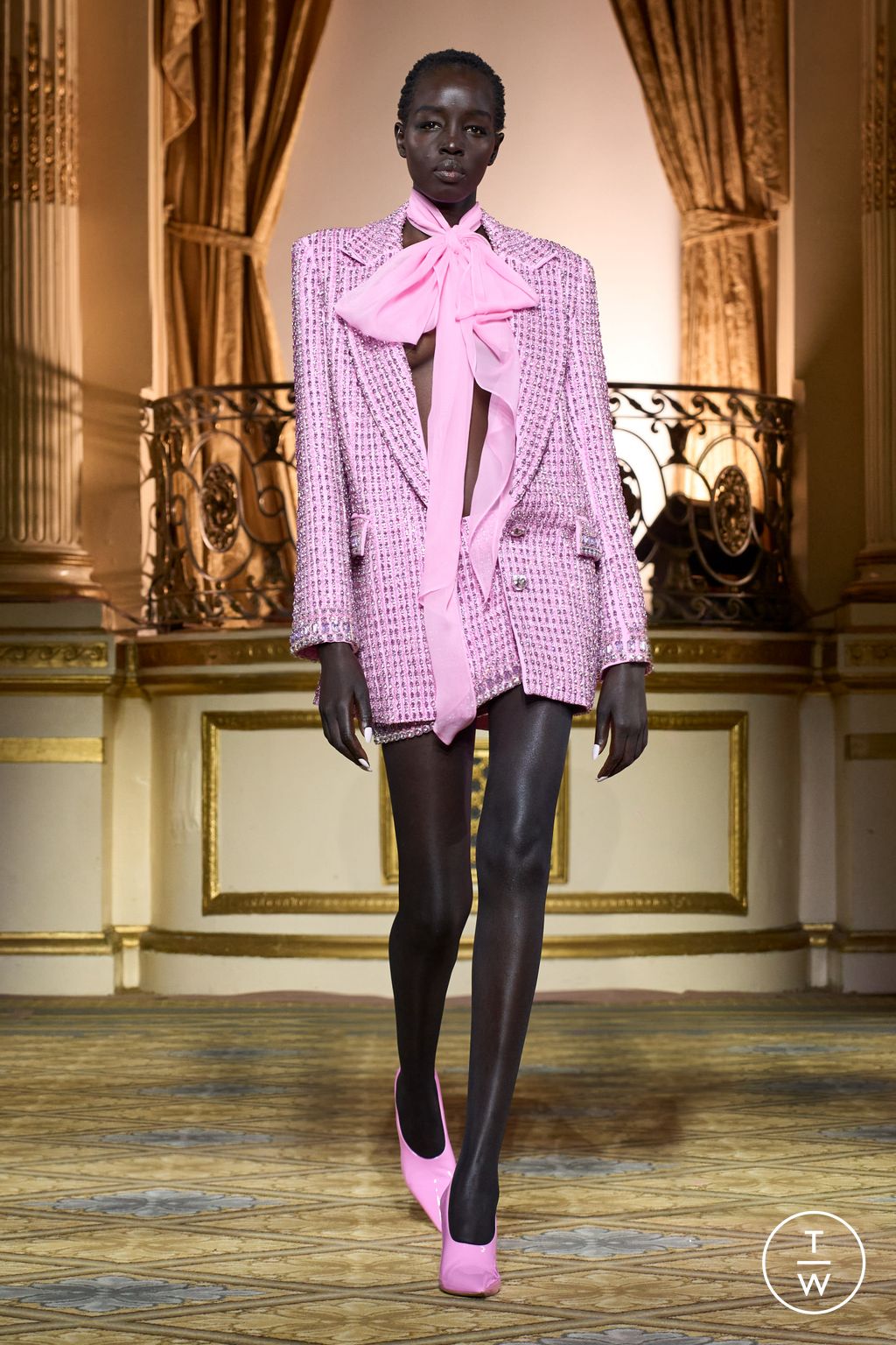 Fashion Week New York Fall/Winter 2024 look 34 from the Retrofête collection 女装