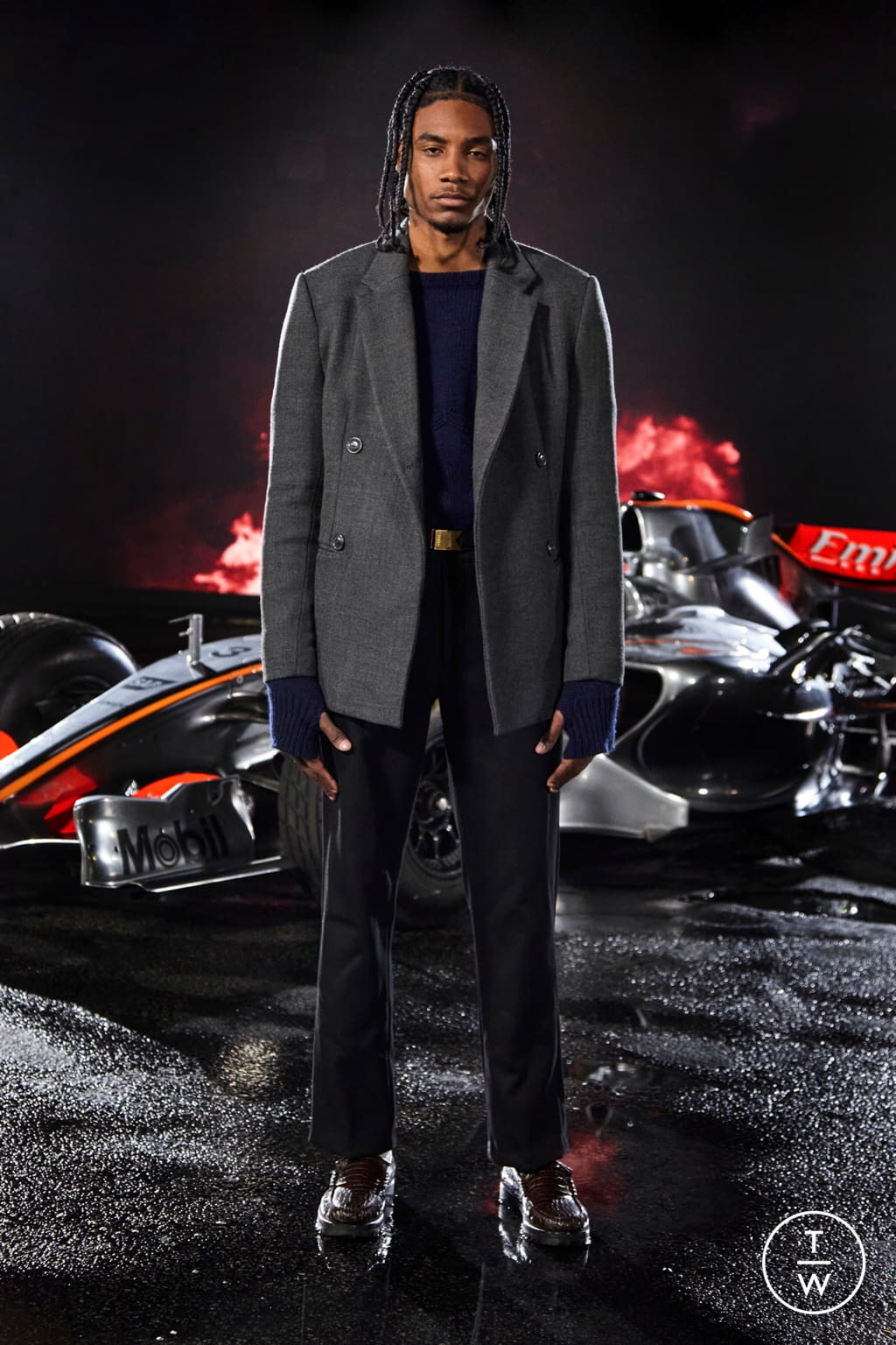 Fashion Week Paris Fall/Winter 2021 look 4 from the Rhude collection menswear