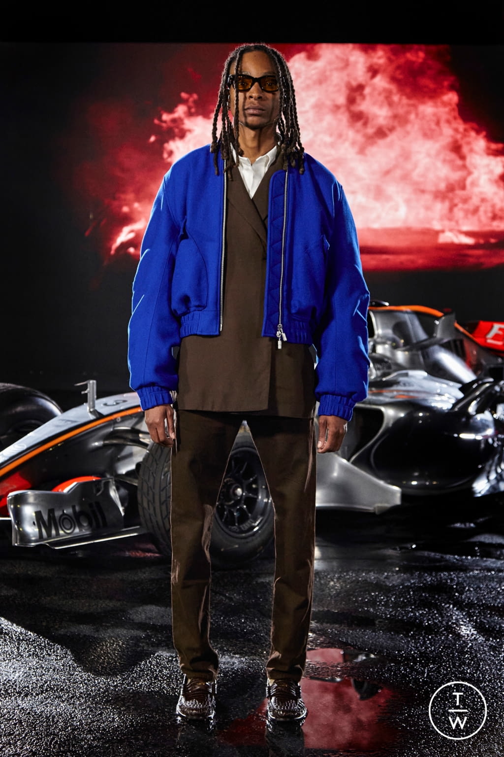 Fashion Week Paris Fall/Winter 2021 look 5 from the Rhude collection menswear