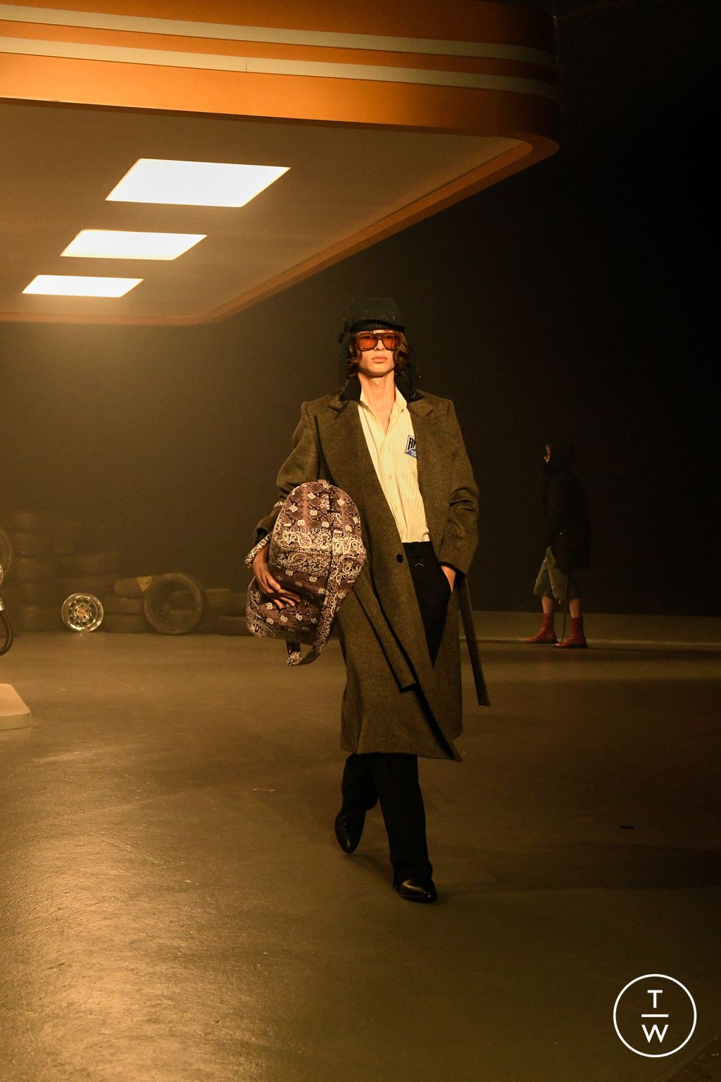 Fashion Week Paris Fall/Winter 2023 look 14 from the Rhude collection 男装