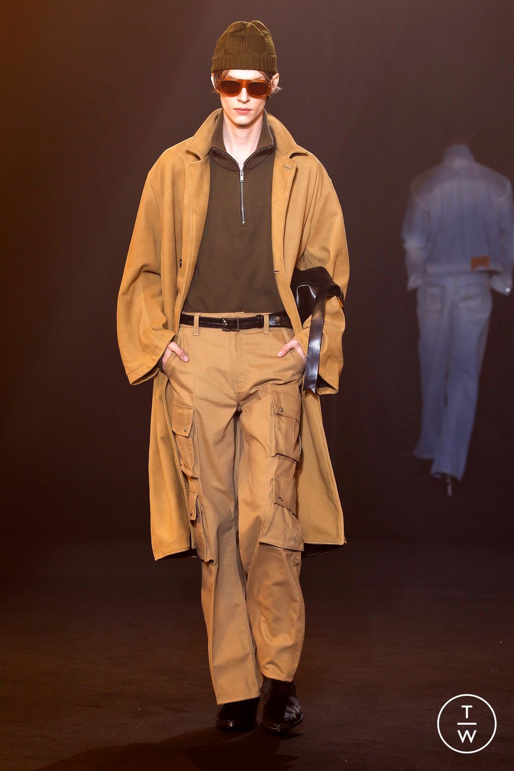 Fashion Week Paris Fall/Winter 2024 look 24 de la collection Rhude menswear