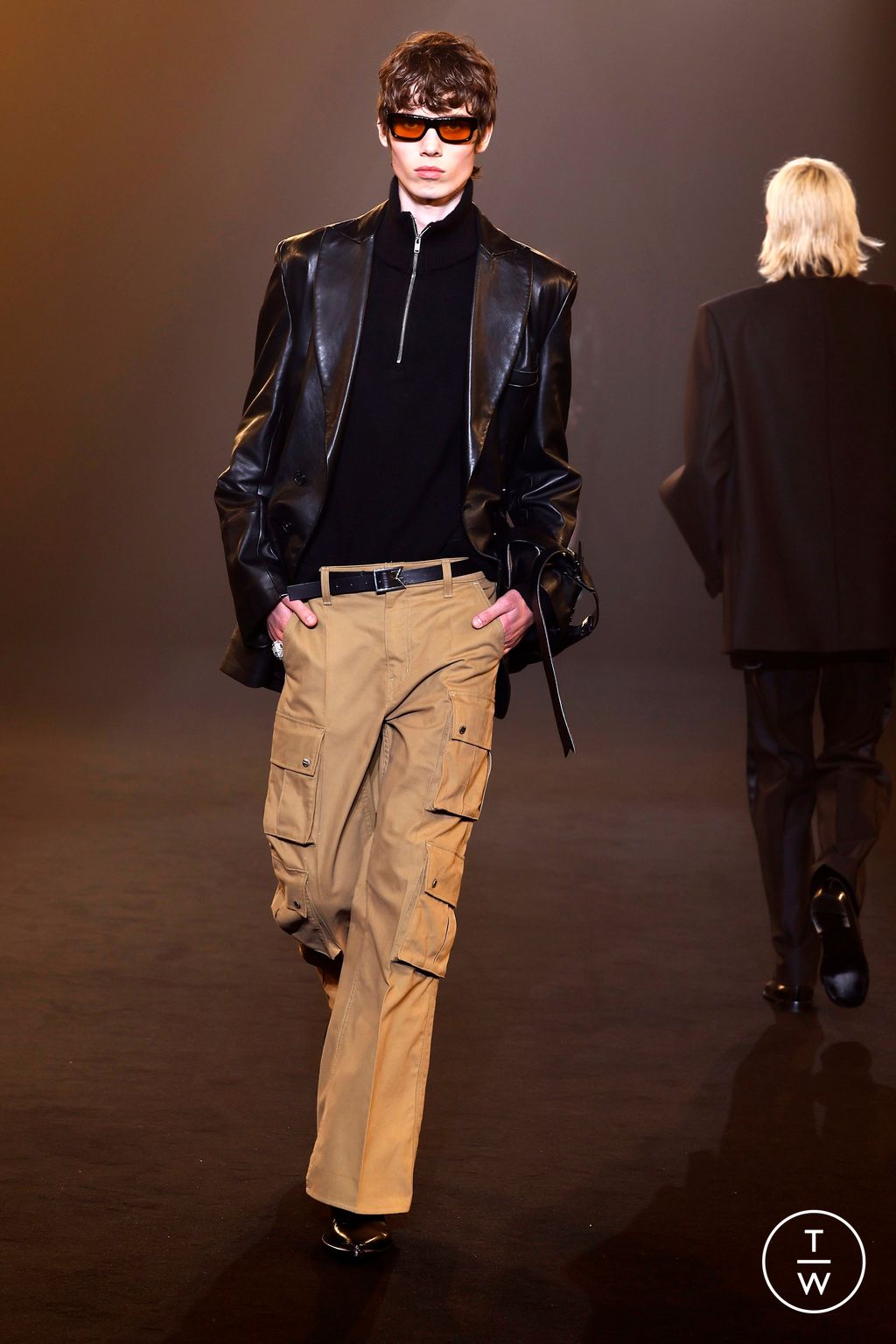 Fashion Week Paris Fall/Winter 2024 look 25 de la collection Rhude menswear
