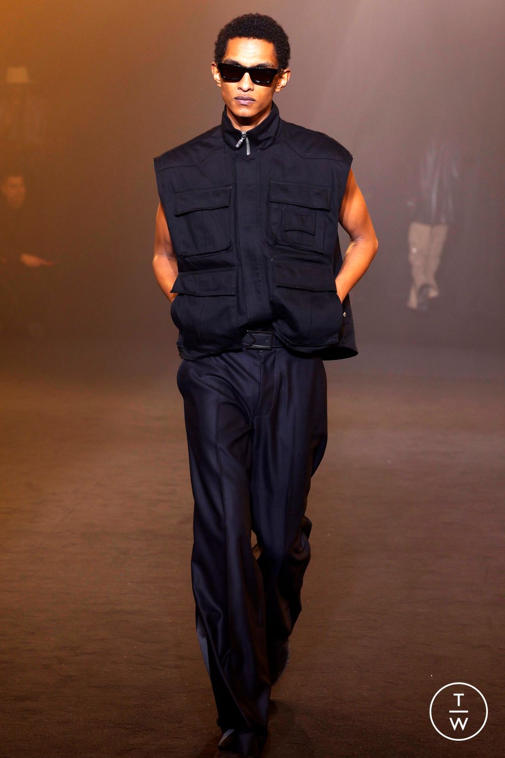 Fashion Week Paris Fall/Winter 2024 look 29 de la collection Rhude menswear