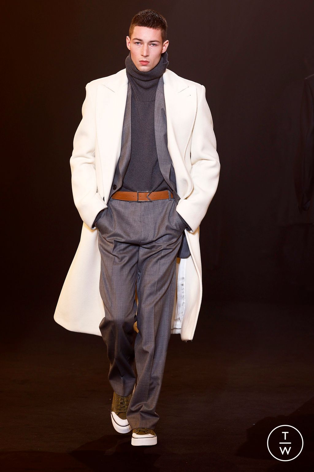 Fashion Week Paris Fall/Winter 2024 look 35 de la collection Rhude menswear