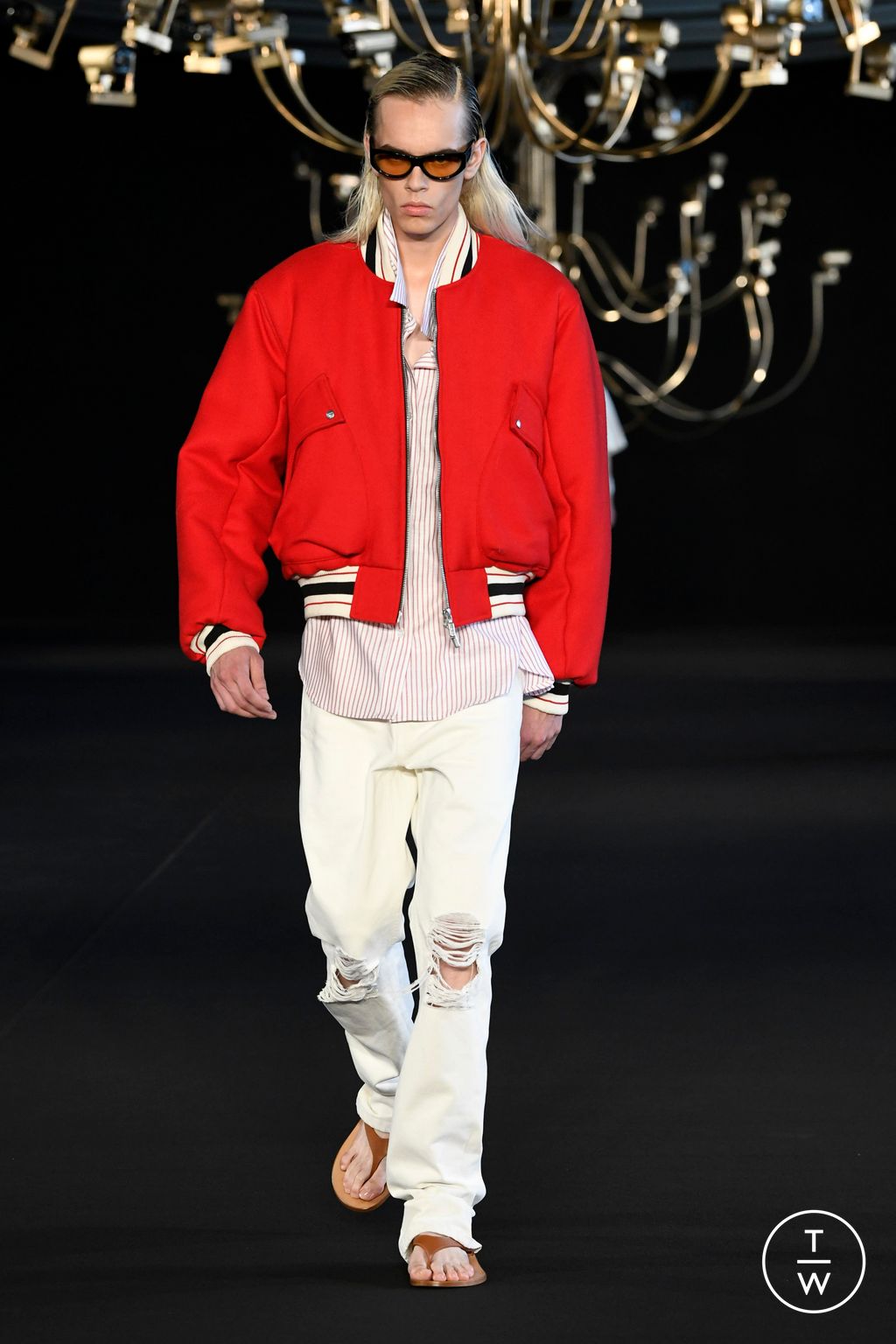 Fashion Week Paris Spring/Summer 2023 look 4 from the Rhude collection menswear