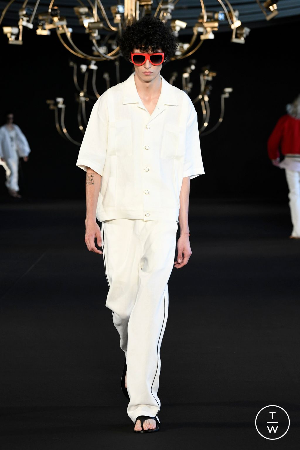 Fashion Week Paris Spring/Summer 2023 look 5 from the Rhude collection menswear