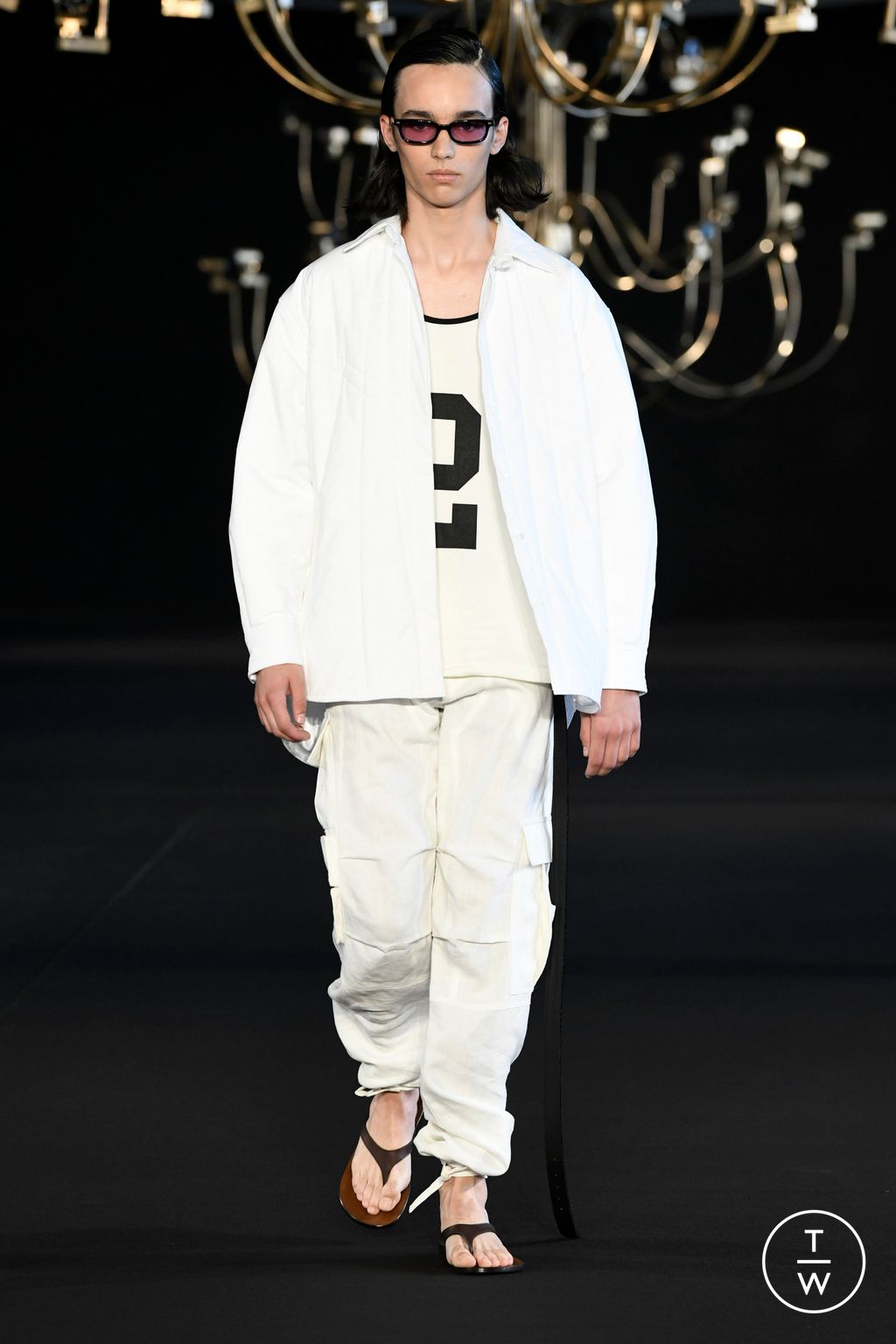 Fashion Week Paris Spring/Summer 2023 look 7 from the Rhude collection menswear