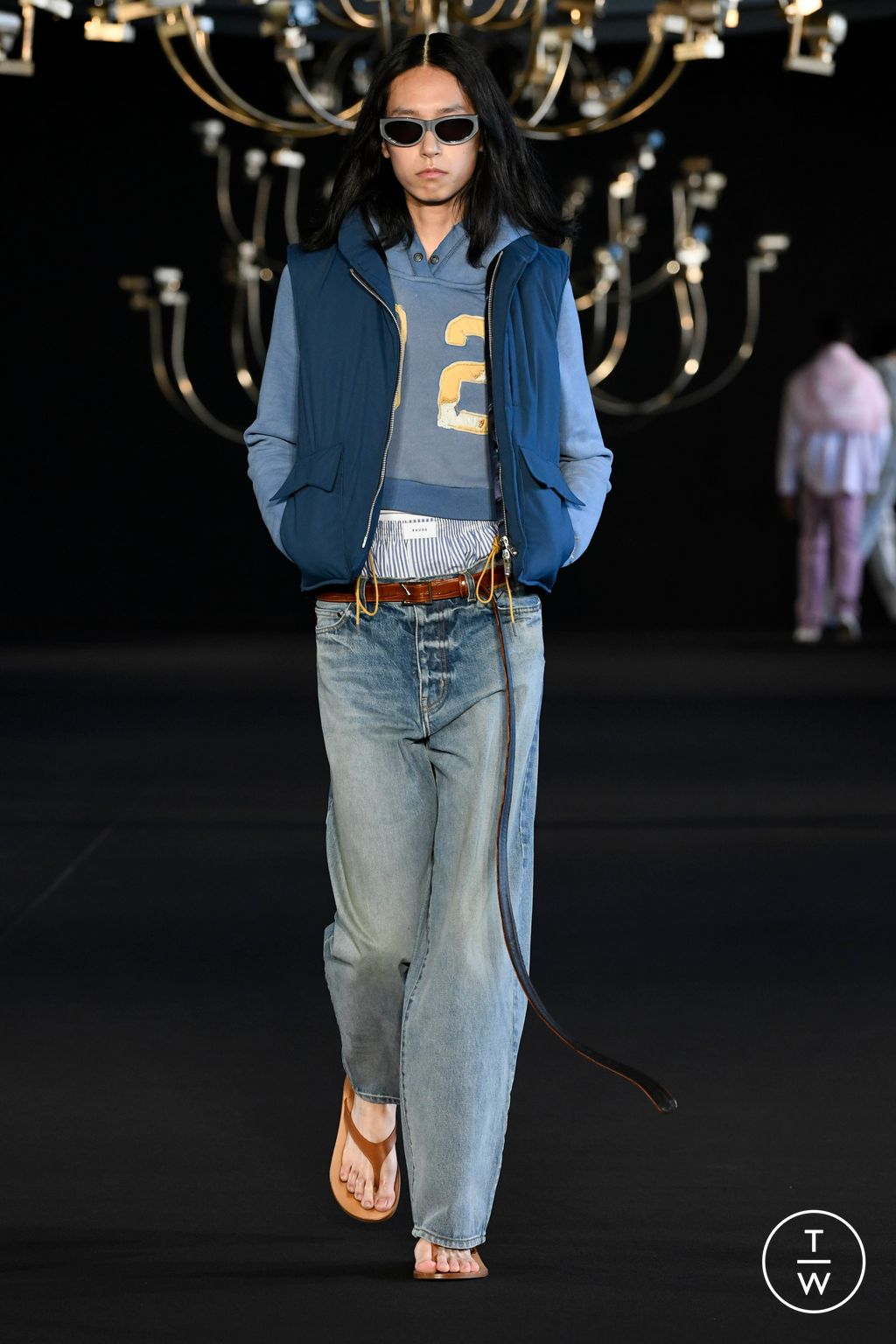 Fashion Week Paris Spring/Summer 2023 look 8 from the Rhude collection menswear