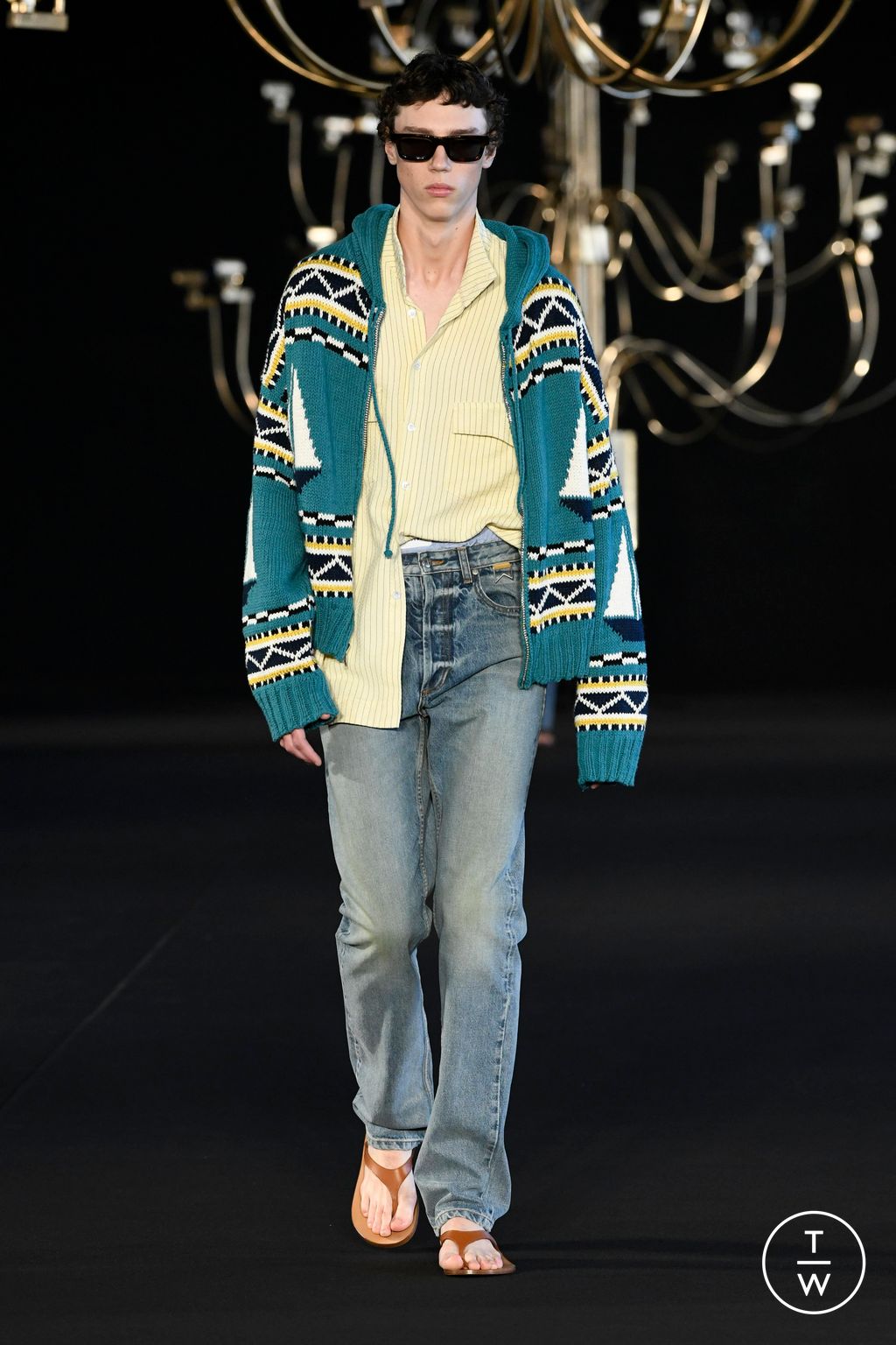 Fashion Week Paris Spring/Summer 2023 look 11 from the Rhude collection menswear