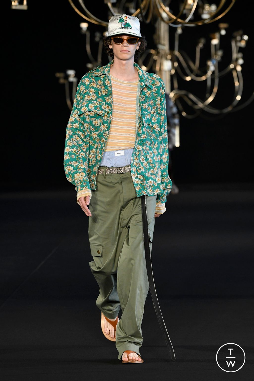 Fashion Week Paris Spring/Summer 2023 look 13 from the Rhude collection menswear