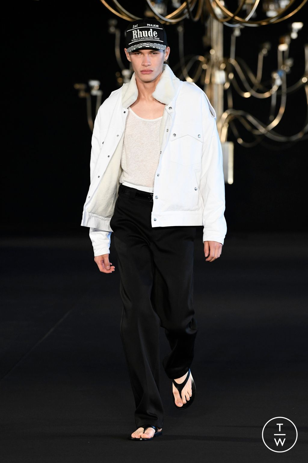 Fashion Week Paris Spring/Summer 2023 look 41 from the Rhude collection menswear