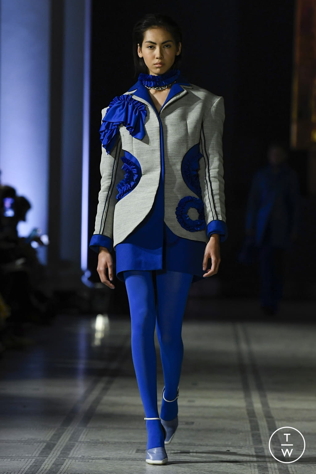 Fashion Week London Spring/Summer 2022 look 4 from the Richard Malone collection womenswear