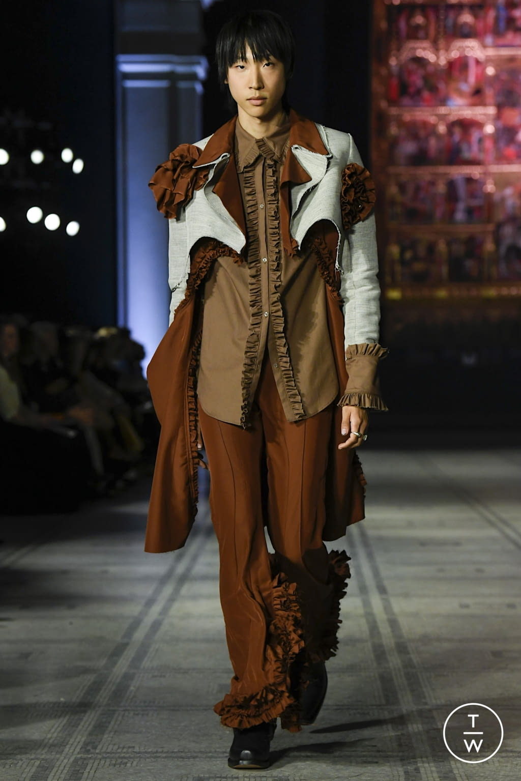 Fashion Week London Spring/Summer 2022 look 11 from the Richard Malone collection womenswear