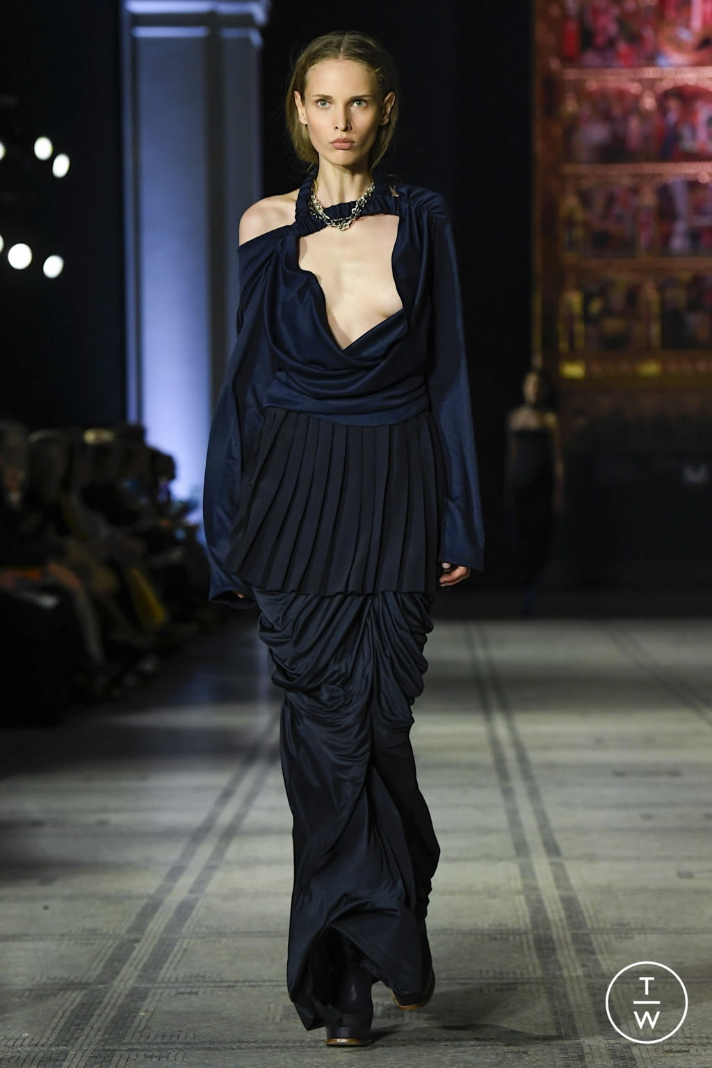 Fashion Week London Spring/Summer 2022 look 21 de la collection Richard Malone womenswear