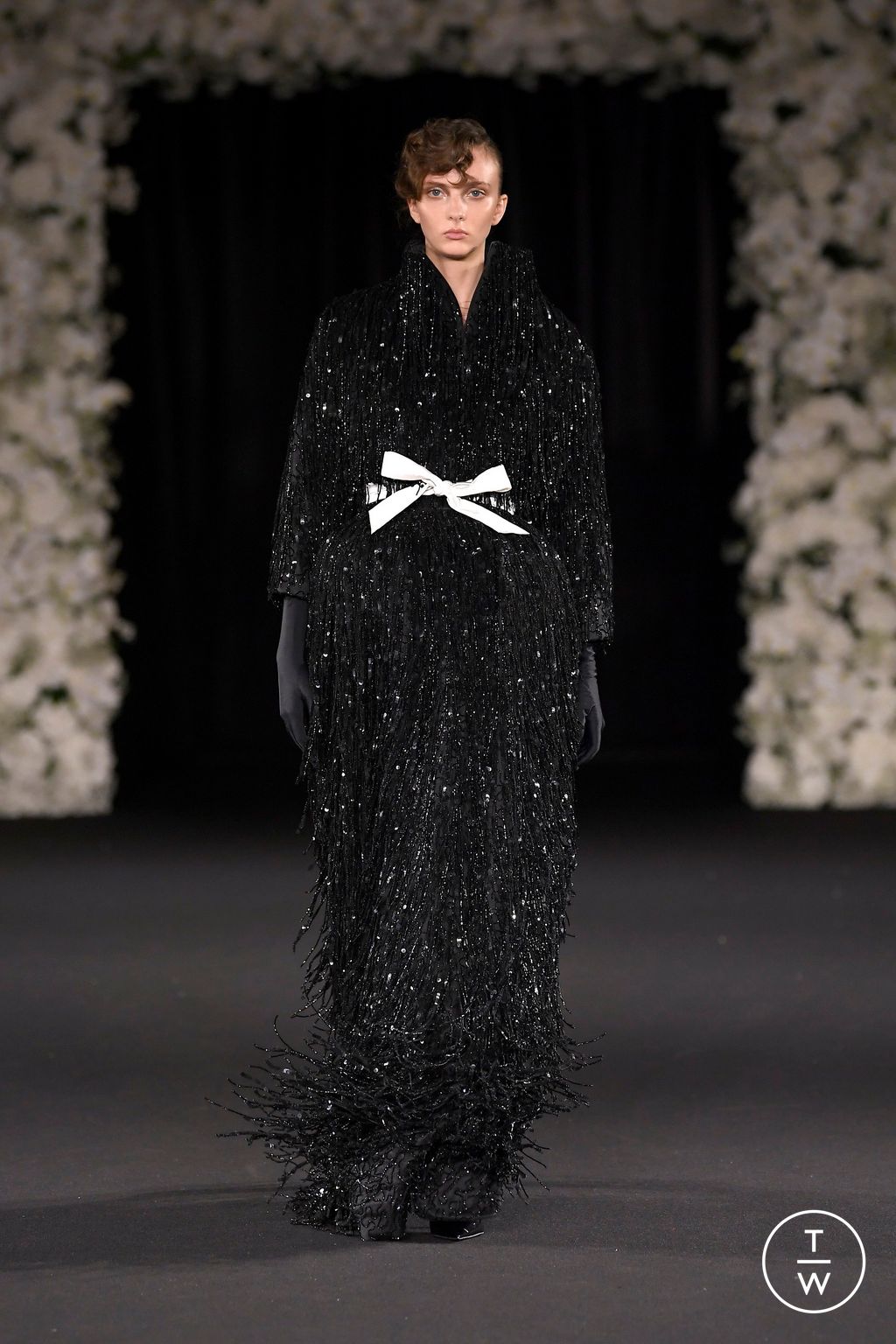 Fashion Week London Spring/Summer 2025 look 6 from the Richard Quinn collection 女装