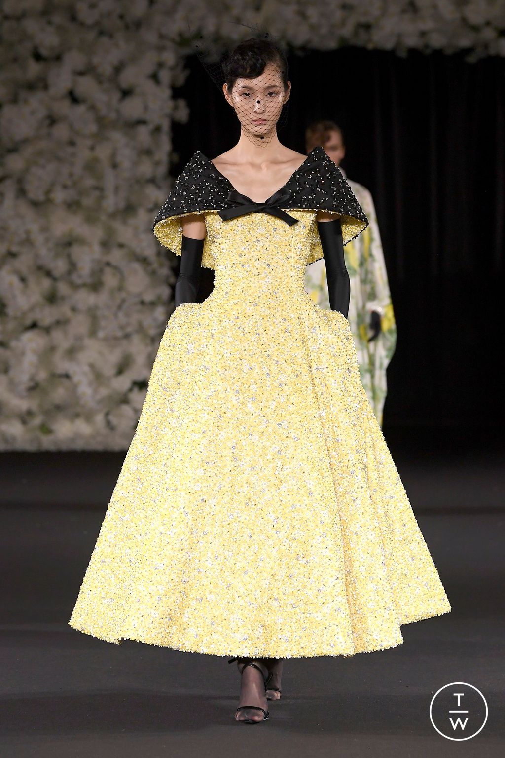Fashion Week London Spring/Summer 2025 look 11 from the Richard Quinn collection womenswear
