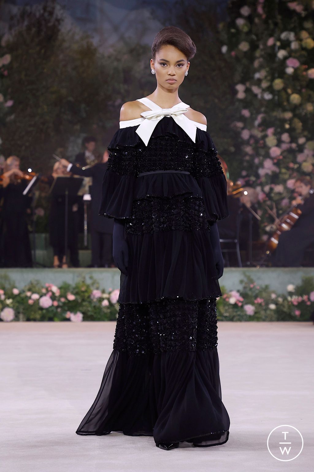 Fashion Week London Spring/Summer 2026 look 5 from the Richard Quinn collection womenswear