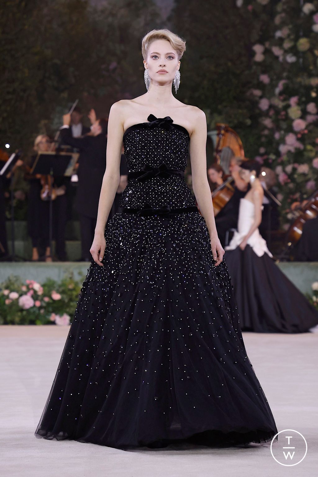 Fashion Week London Spring/Summer 2026 look 7 from the Richard Quinn collection womenswear