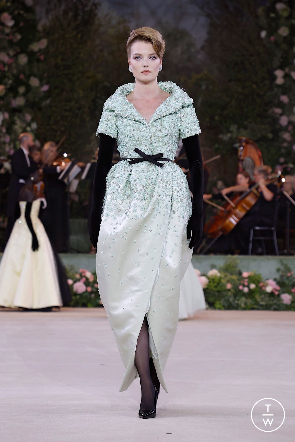 Fashion Week London Spring/Summer 2026 look 20 de la collection Richard Quinn womenswear