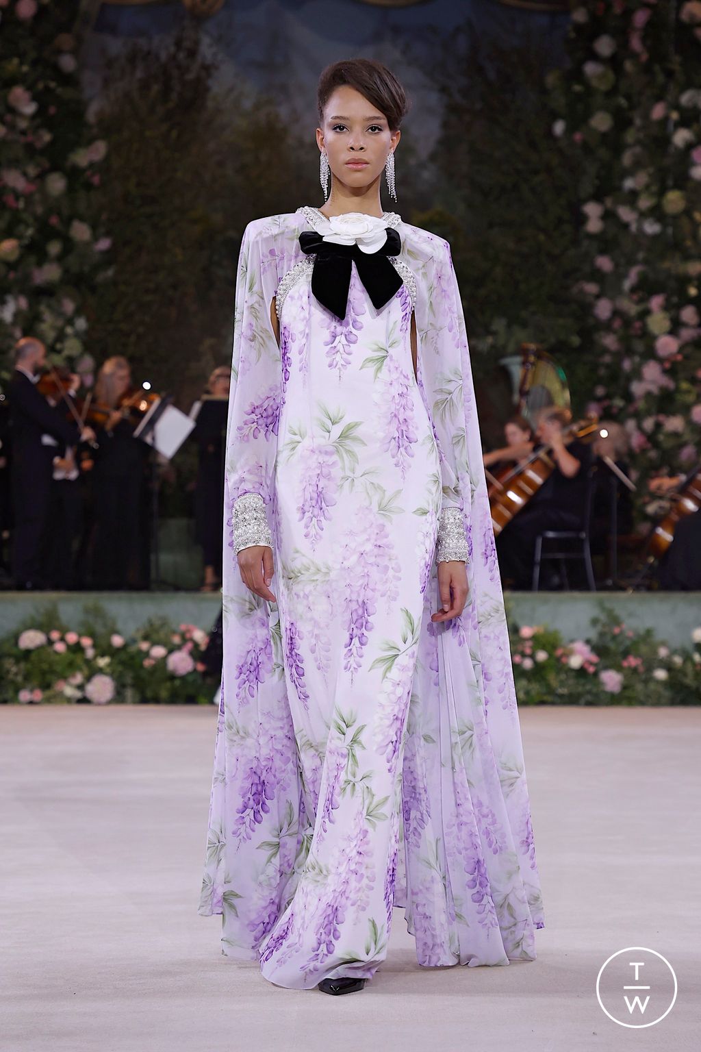 Fashion Week London Spring/Summer 2026 look 22 de la collection Richard Quinn womenswear