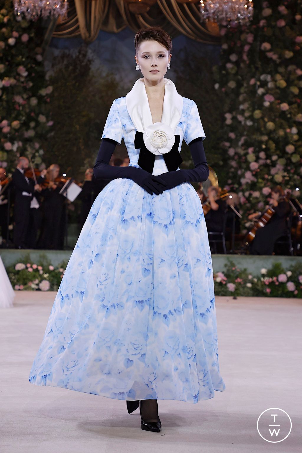 Fashion Week London Spring/Summer 2026 look 29 de la collection Richard Quinn womenswear