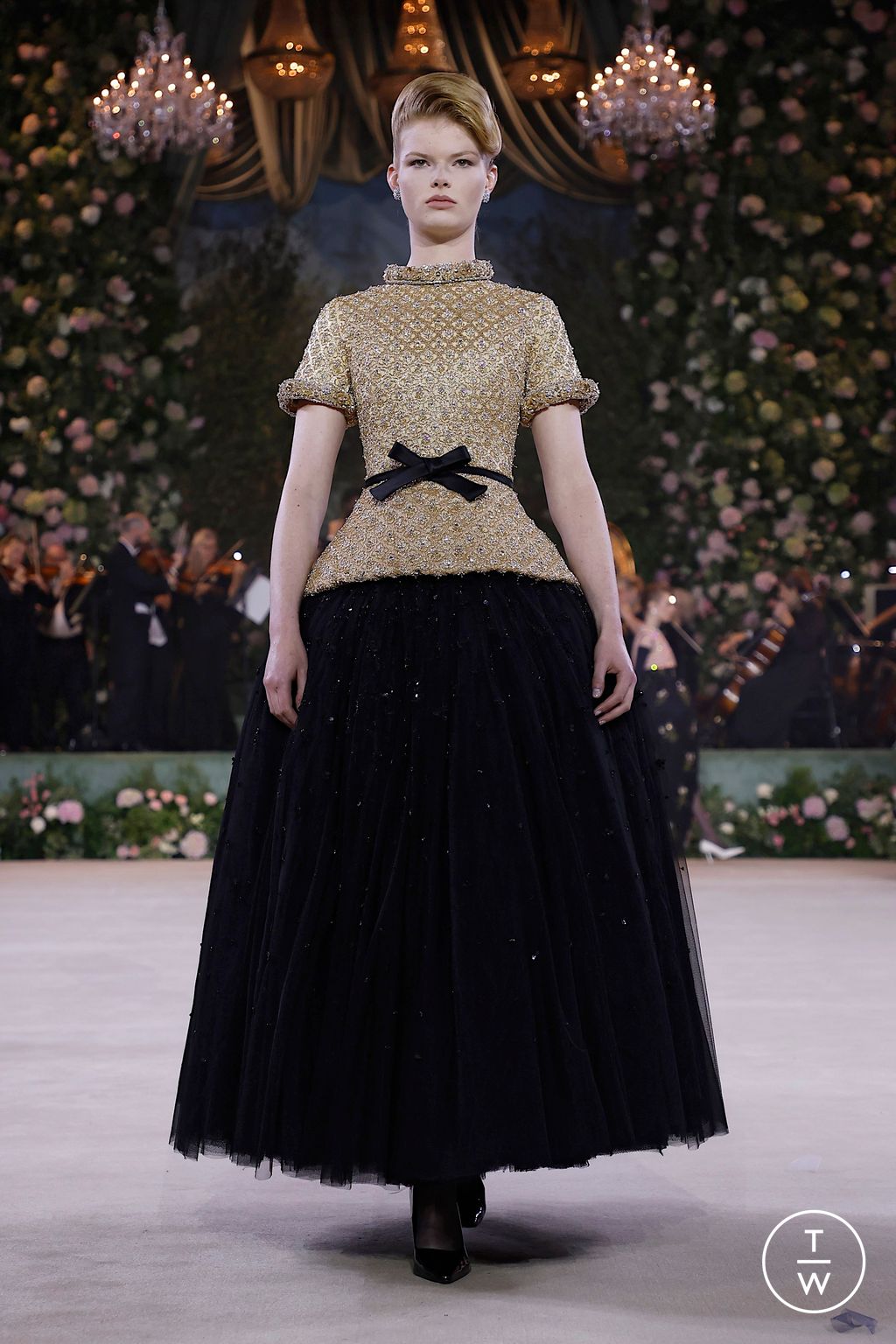 Fashion Week London Spring/Summer 2026 look 40 from the Richard Quinn collection womenswear