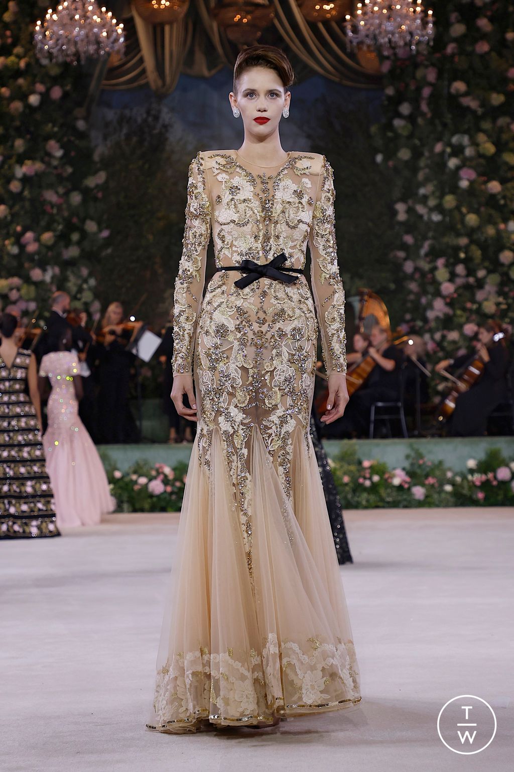 Fashion Week London Spring/Summer 2026 look 41 de la collection Richard Quinn womenswear