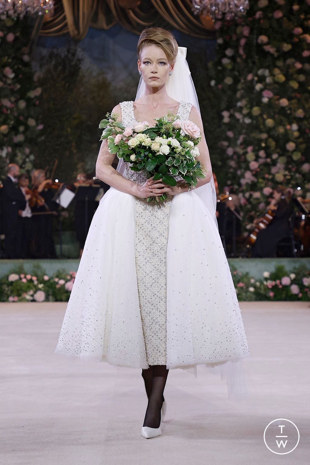 Fashion Week London Spring/Summer 2026 look 43 from the Richard Quinn collection 女装