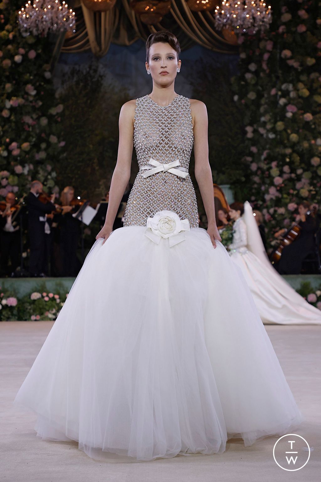 Fashion Week London Spring/Summer 2026 look 55 from the Richard Quinn collection womenswear