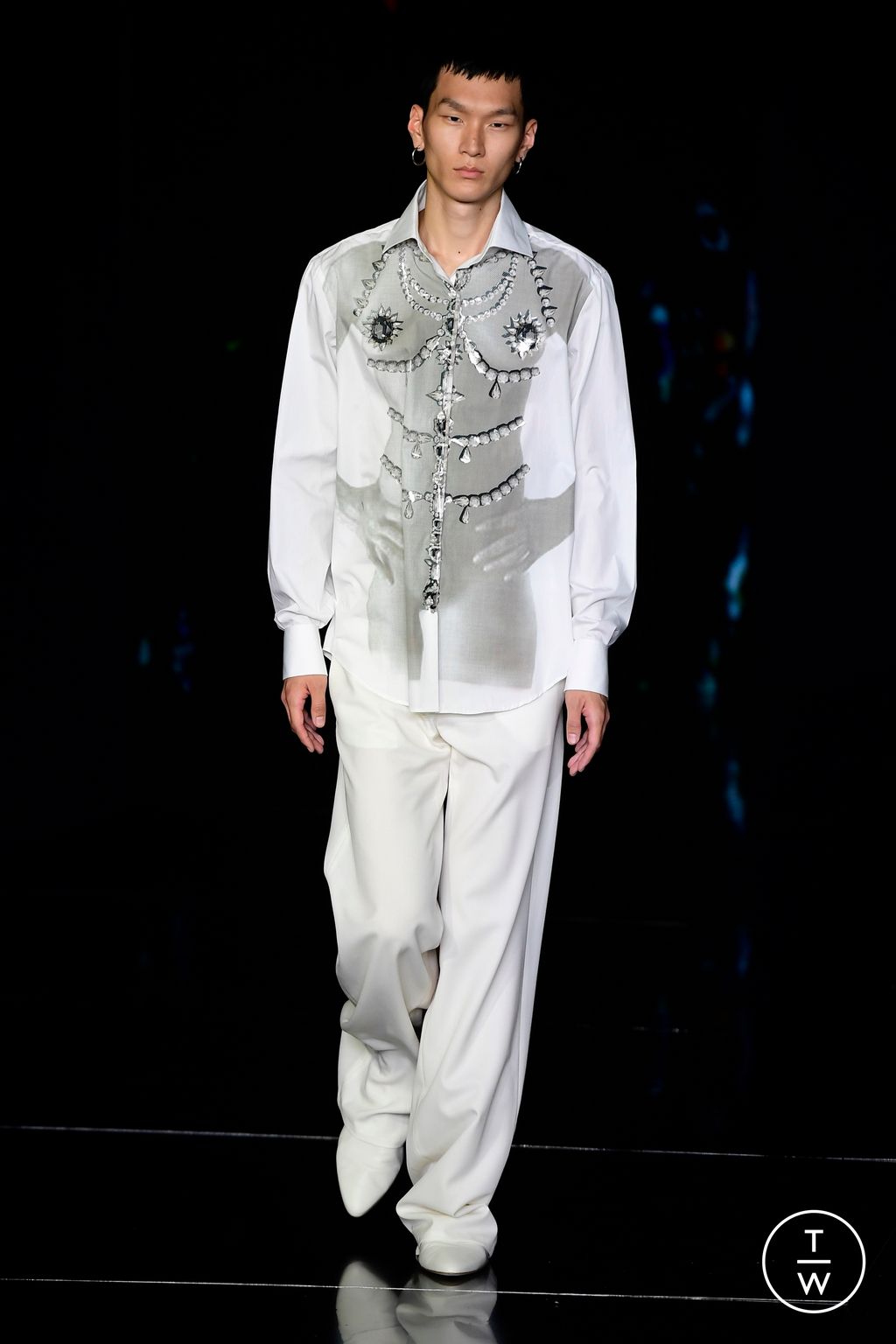 Fashion Week Milan Spring/Summer 2024 look 37 from the John Richmond collection womenswear