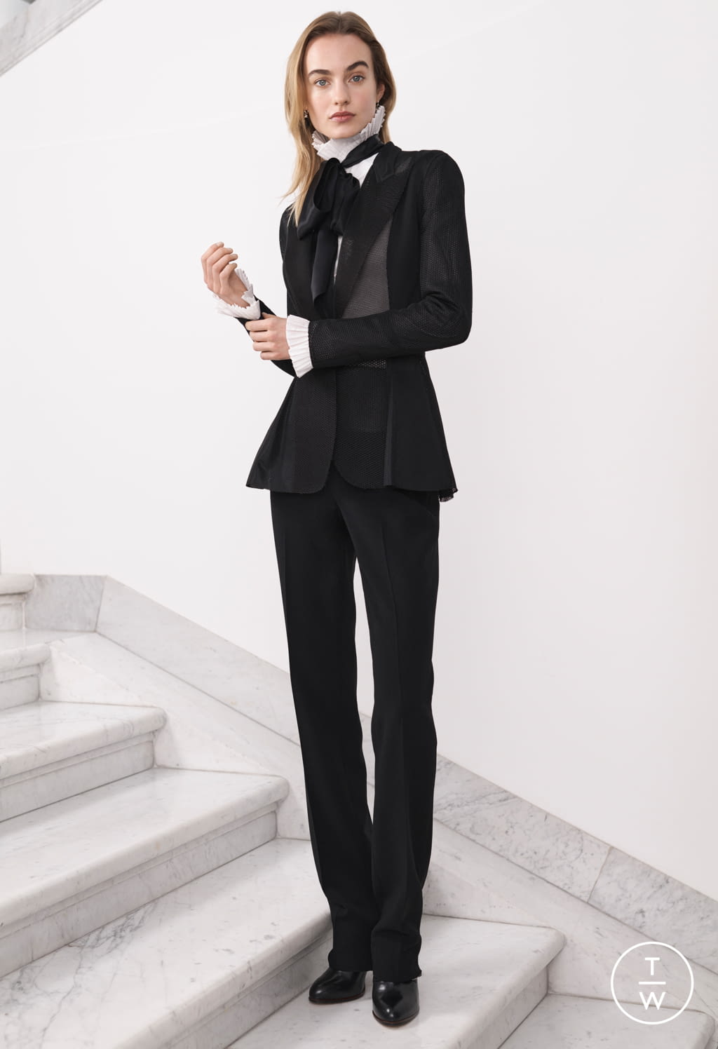 Fashion Week New York Fall/Winter 2020 look 13 from the Ralph Lauren collection womenswear