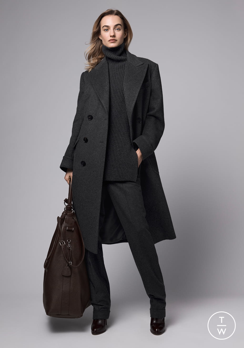 Fashion Week New York Fall/Winter 2020 look 4 from the Ralph Lauren collection womenswear